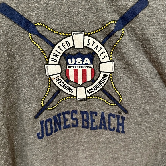 United States Lifesaving Association - Jones Beach Lifeguard LS Hooded Tee - Picture 4 of 5